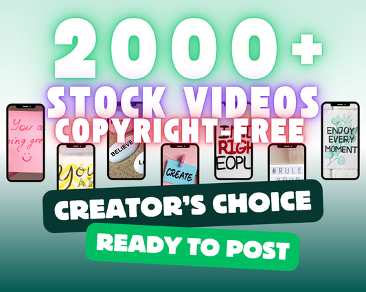 4,500ᐩ HD Stocks Footage Assets with Royalty-Free plus Canva Guide