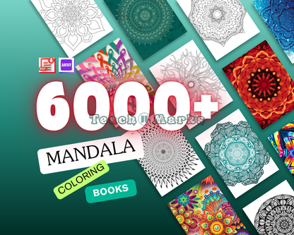 3-in-1 Busy Book Pinky Themes + Canva Basics & Ebooks With Mandala Coloring Book