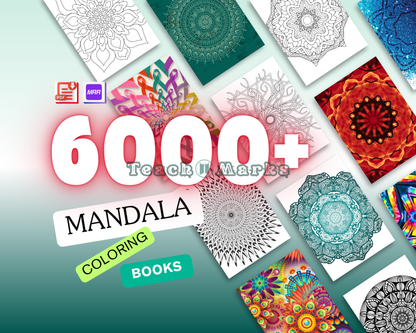 400ᐩ Editable Busy Book Pages with Canva Basics Plus 2,000ᐩ EBooks & 6,000ᐩ Mandala Coloring Books